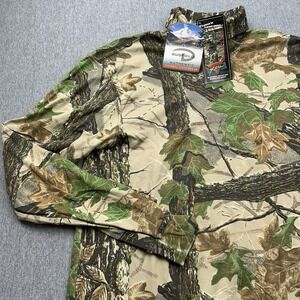 Duofold Thermal Turtleneck Shirt RealTree Camo Adult Large Hunting NEW